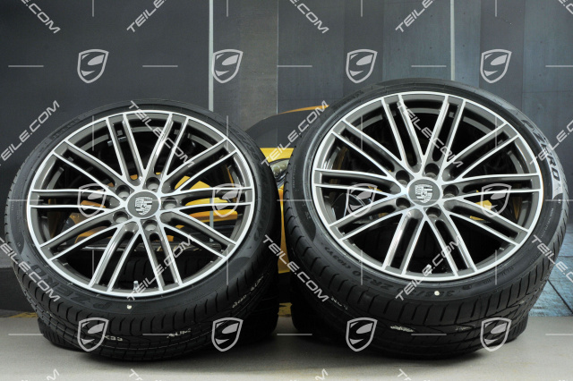 20-inch Turbo IV summer wheels set, rims 8,5J x 20 ET49 + 11,5J x 20 ET76 + summer tyres 245/35 R20 + 305/30 R20