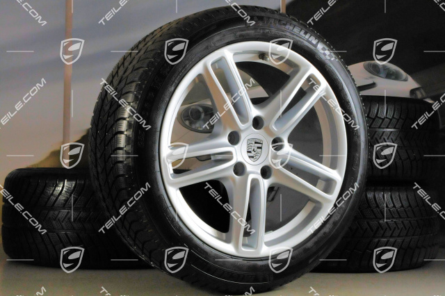 19-inch TURBO winter wheel set, wheels 9J x 19 ET 60 + 10J x 19 ET61 + Michelin winter tyres 255/45 R19+285/40 R19, TPMS sensors