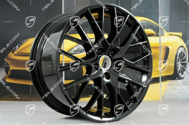 21" Felge Panamera Sport Design, 10,5J x 21 ET71,  für Winterbetrieb, in schwarz