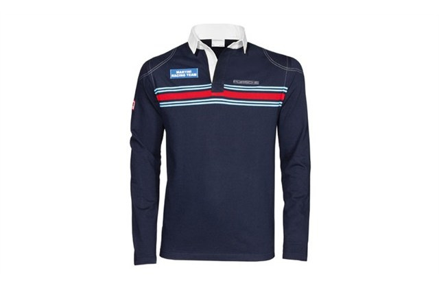 Herren Rugby-Shirt MARTINI RACING, dunkelblau, Größe M