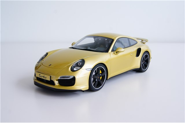 GT SPIRIT Porsche 911 Carrera ゴールド 1/18 TEILE.COM | GT Spirit - Porsche 911 991 Turbo, gold - 1:18