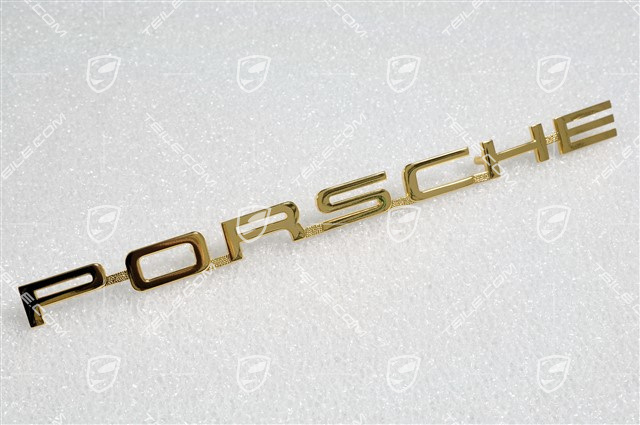 Logo PORSCHE, body, rear