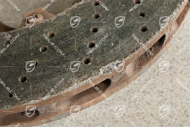 Tarcza hamulcowa ceramiczna PCCB, GT2/GT3, R, (uszkodzona)