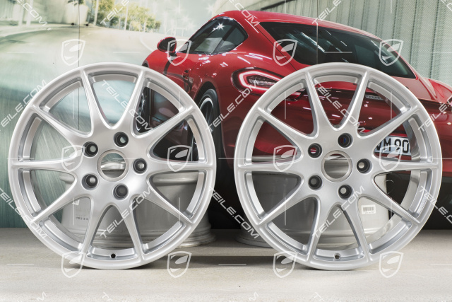 18-inch Panamera S wheel set, 8J x 18 ET59 + 9J x 18 ET53