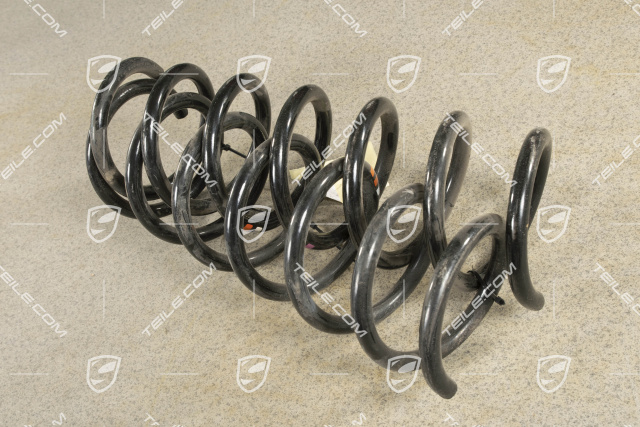 Coil spring, identification Orange/Orange/White, L+R