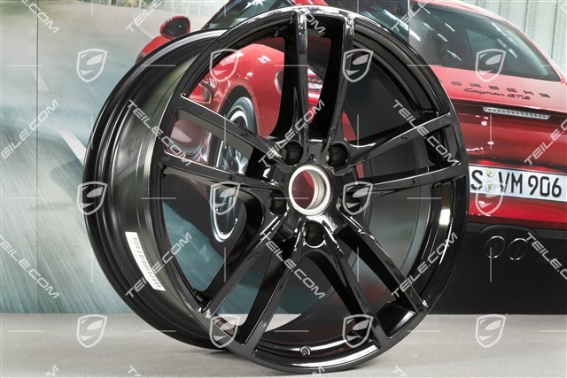 20-inch wheel rim, Cayenne Sport, 10,5J x 20 ET55, black high gloss