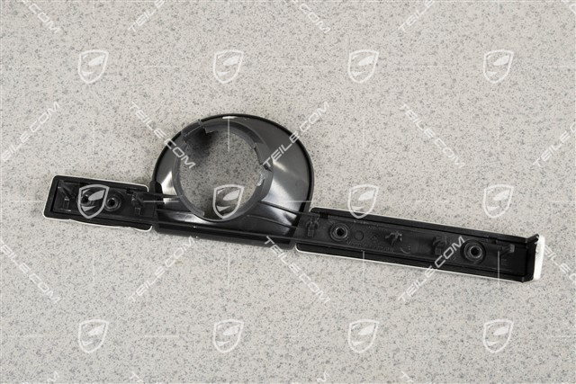 Trim. Ignition switch, Satin aluminium/Black