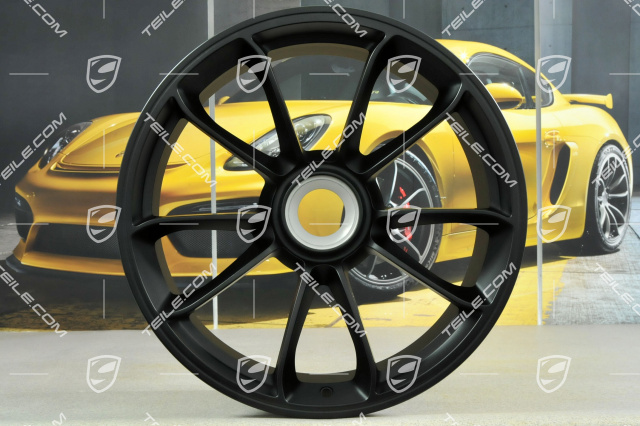 20+21" GT3 RS komplet felg, felgi: przednie 9,5J x 20 ET50 + tylne 12,5J x 21 ET48, czarne (półmat)