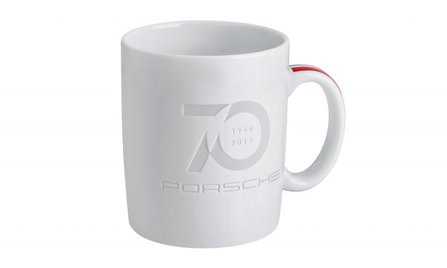 70 Jahre Porsche Kollektion, Mug, weiß