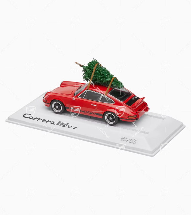 Model Porsche 911 Carrera RS 2.7 Christmas, skala 1:43