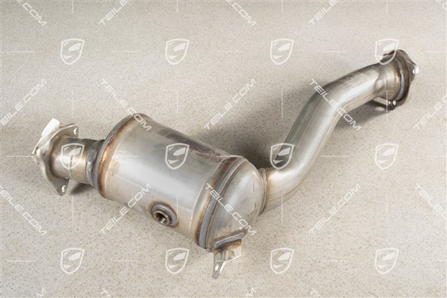 Exhaust pipe with catalytic converter, Cyl. 1-3, Hybrid