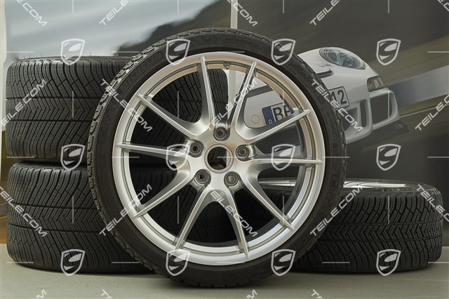 20" Carrera S (III) winter wheel set  wheels 8,5J x 20 ET51 + 11J x 20 ET52 + Michelin winter tyres 245/35 ZR20 + 295/30 ZR20 (DOT 2014), without TPMS