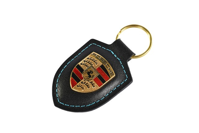 Porsche crest keyring with RFID chip / Black
