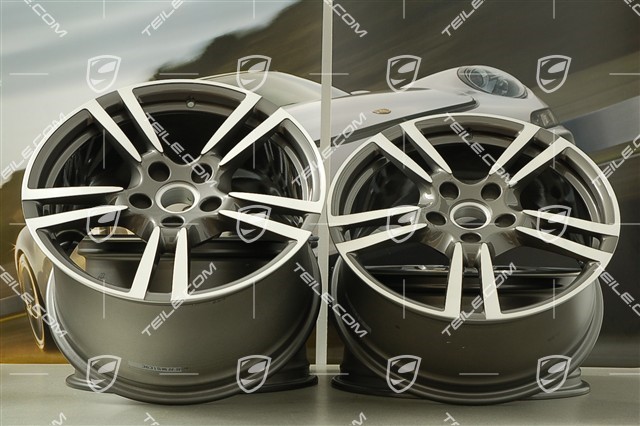 19-inch Turbo II wheel set, 8,5J x 19 ET56 + 11J x 19 ET51, Turbo / Turbo S, GTS