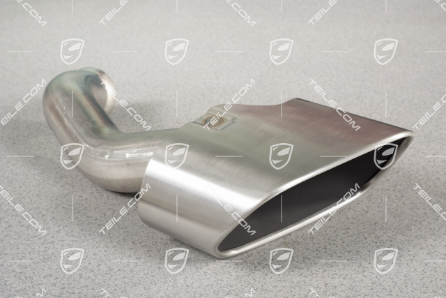 Exhaust system tail pipe, standard tailpipe, V6, L