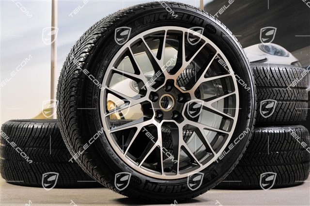 20-inch "RS Spyder Design" winter wheels set, rims 9J x 20 ET26 + 10J x 20 ET19, Michelin winter tyres 265/45 R 20 + 295/40 R 20, with TPMS