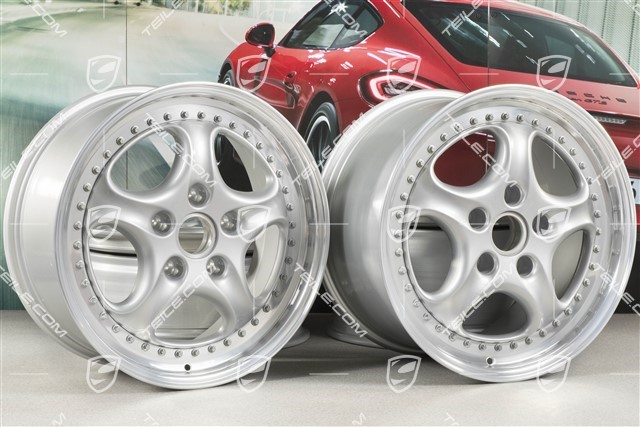 18" Carrera RS wheel rim set, Speedline, 8J x 18 ET52 + 10J x 18 ET65