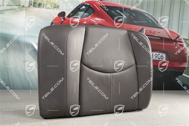 Back seat backrest, Coupe/Targa, Leather, Cocoa, L
