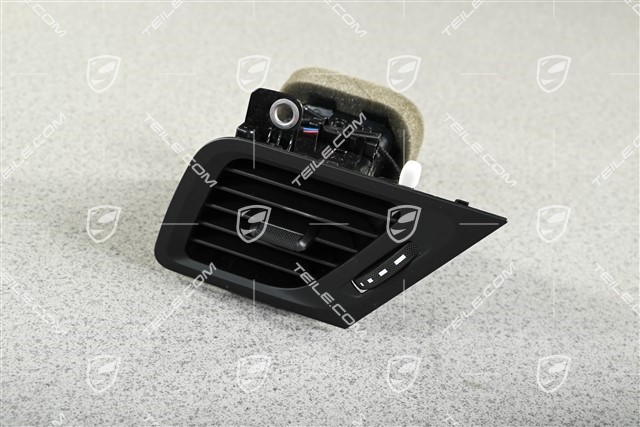 Dashboard defroster trim, Black, R