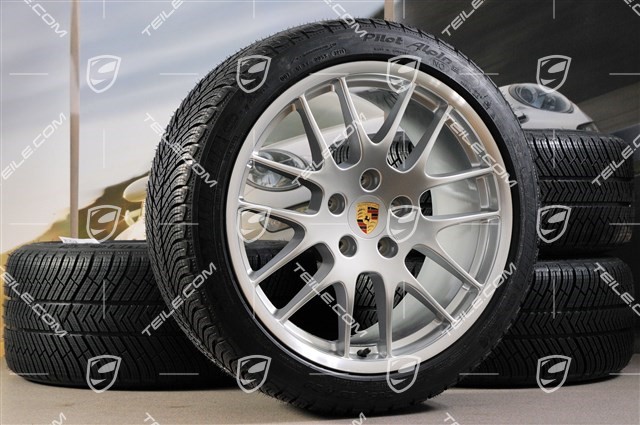 20-inch RS Spyder winter wheel set, wheels: 9,5J x 20 ET65 + 10,5J x 20 ET65 + Michelin Pilot Alpin 4 winter tyres, 255/40 R20 + 285/35 R20, with TPM