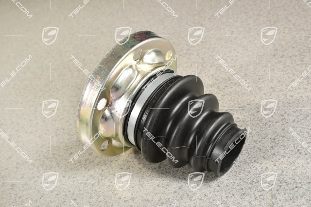 "S", Drive shaft Inner joint dust bellows with flange and Clamp, L=R