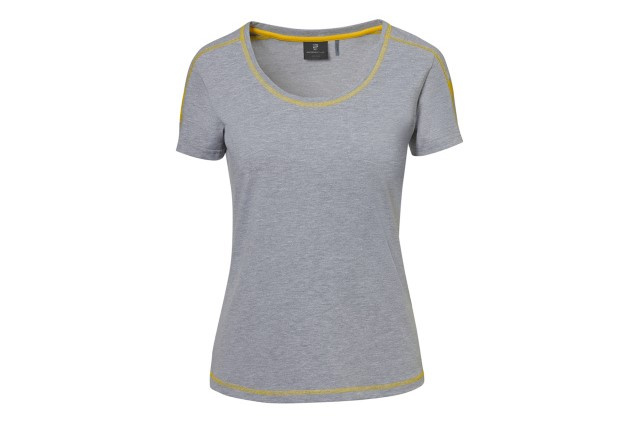 GT4 Clubsport Collection, T-Shirt, Women, grey melange/yellow, XS GT4 Clubsport Collection, T-Shirt, Women, grey melange/yellow, XS