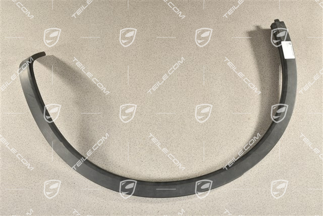 Wing / Rear Wheel cover / moulding, Satin black, L