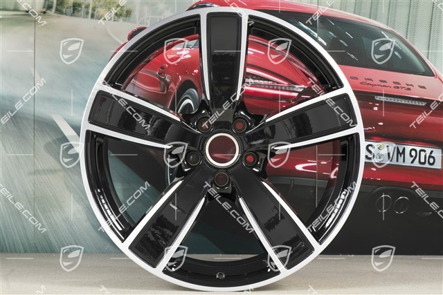 22-inch wheel rim, Sport Classic, 11,5J x 22 ET61, black high gloss