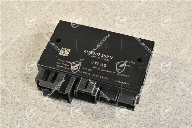 Control unit, Trailer hitch electrically adjustable / retractable