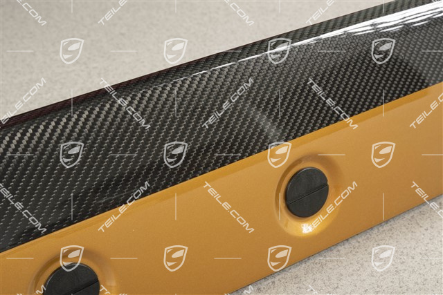 Sill cover, Turbo S Exclusive Series, CARBON, Gold Yellow Metallic, R