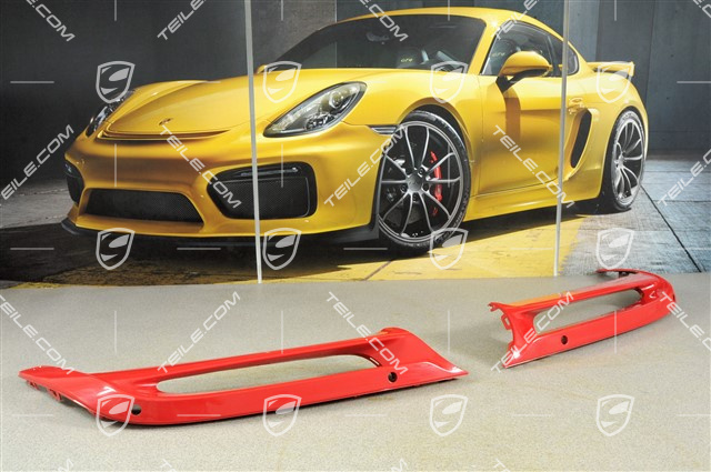 Rear bumper LOWER COMPRISING (L+R), with PDC sensor holes, lacquered