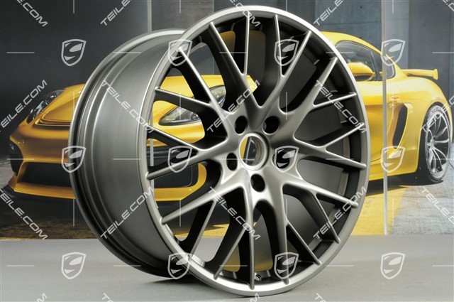 21-inch wheel rim Panamera Sport Design, 11,5J x 21 ET69, Platinum satin-matt