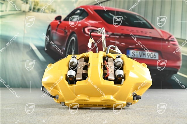 PCCB fixed calliper, Rear axle, Yellow, Turbo, L