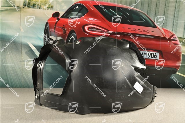 Wheel-housing liner, front, frotn part with grille, GT3, L (NKPL)