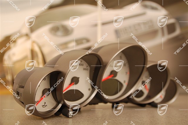 Kombiinstrument, Turbo, 6-Gang Getriebe, Zifferblätter in Silber