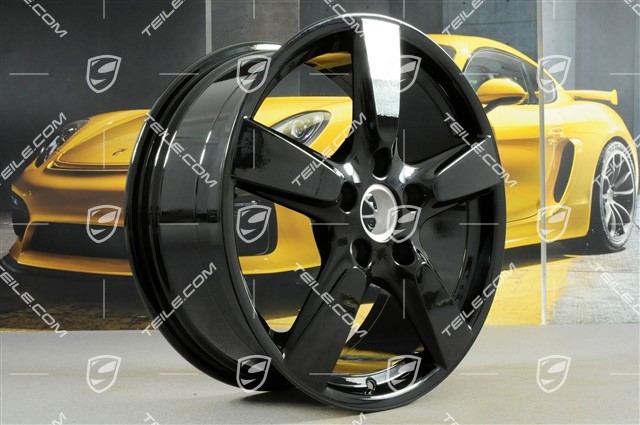 19" Wheel Cayman S, 8J x 19 ET57, black high gloss