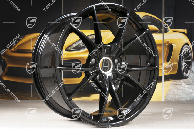 20-inch wheel rim Carrera S IV, 10J x 20 ET45, high-gloss black