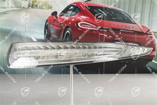 Rear light, in clear glass look (white), R