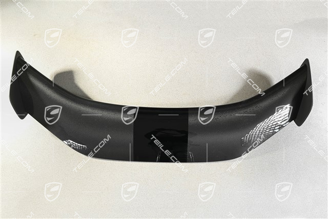 GT4RS Rear spoiler / wing, Carbon high gloss black, wing, complete