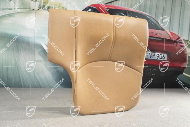 Back seat lower / cushion, Coupe/Targa, Leather, Sand beige, L