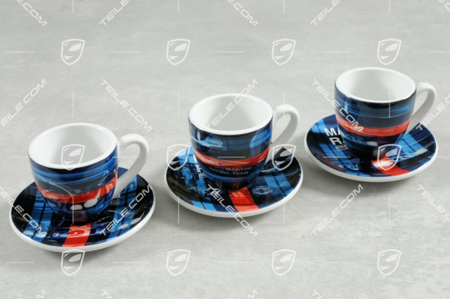 Espressotassen 3er Set – Limited Edition – MARTINI RACING