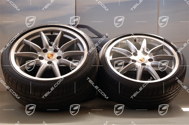 19-inch Carrera Sport summer wheel set, 8,5J x 19 ET55 + 10J x 19 ET42 + tyres