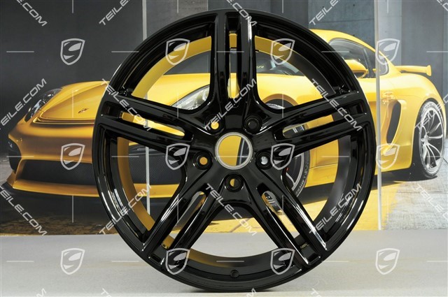 20-inch wheel rim Panamera Turbo, 11,5J x 20 ET68, black high gloss