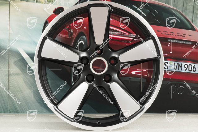 20-inch rims set Sport Classic "50 yaers 911", 9J x 20 ET51 + 11,5J x 20 ET48, in black