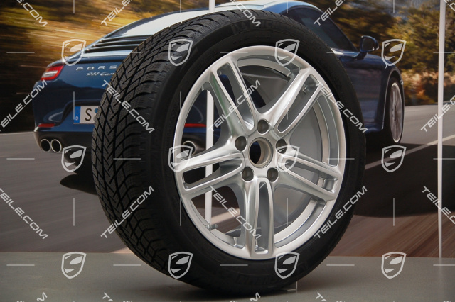 19-inch TURBO winter wheel set, wheels 9J x 19 ET 60 + 10J x 19 ET61 + Michelin winter tyres 255/45 R19+285/40 R19, TPMS sensors