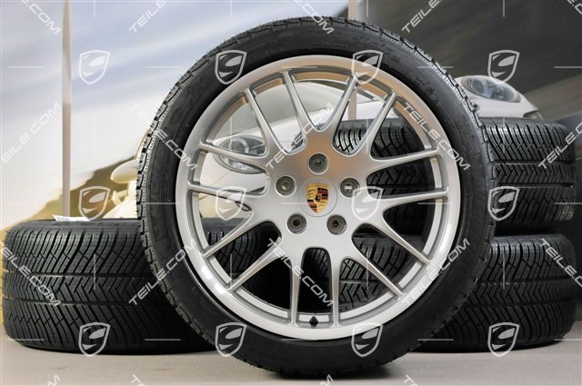 20" RS Spyder Winterräder Satz, Felgen 9,5J x 20 ET65 + 10,5J x 20 ET65 + Winterreifen Michelin Pilot Alpin 4, 255/40 R20 + 285/35 R20, mit RDK