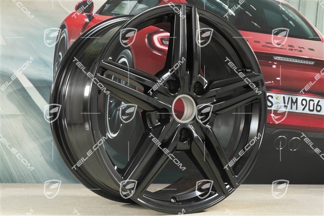 19-inch wheel Cayenne Design II, 8,5J x 19 ET59, in black (high gloss)