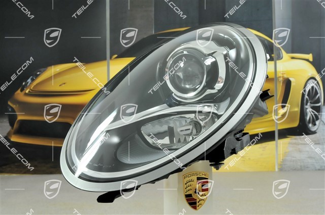 Xenon headlight with curve light (without bulb and control unit), L