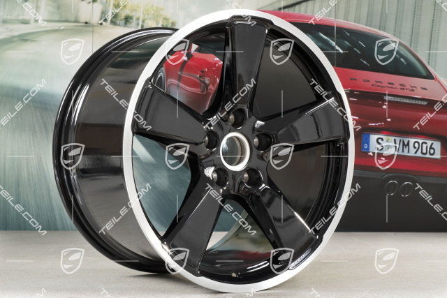 20-inch wheel, Sport Classic, 11,5J x 20 ET63, black high gloss