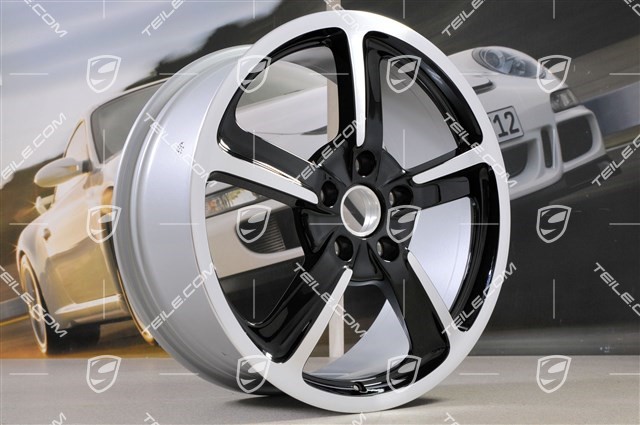 20" Felga Sport Techno, 8,5J x 20 ET57. czarny wysoki połysk